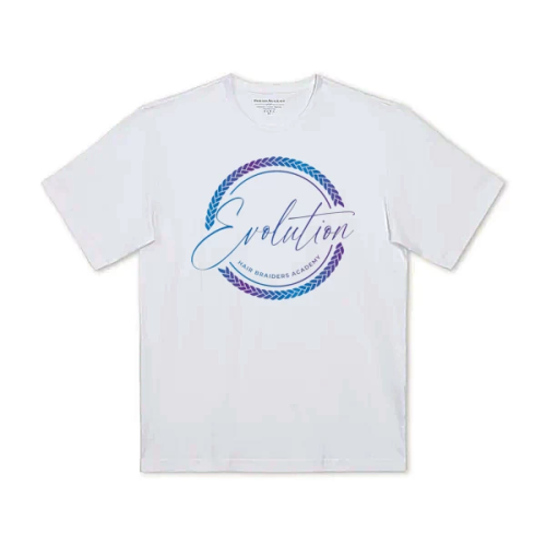 Evolution Hair Braiders Academy White T-Shirt